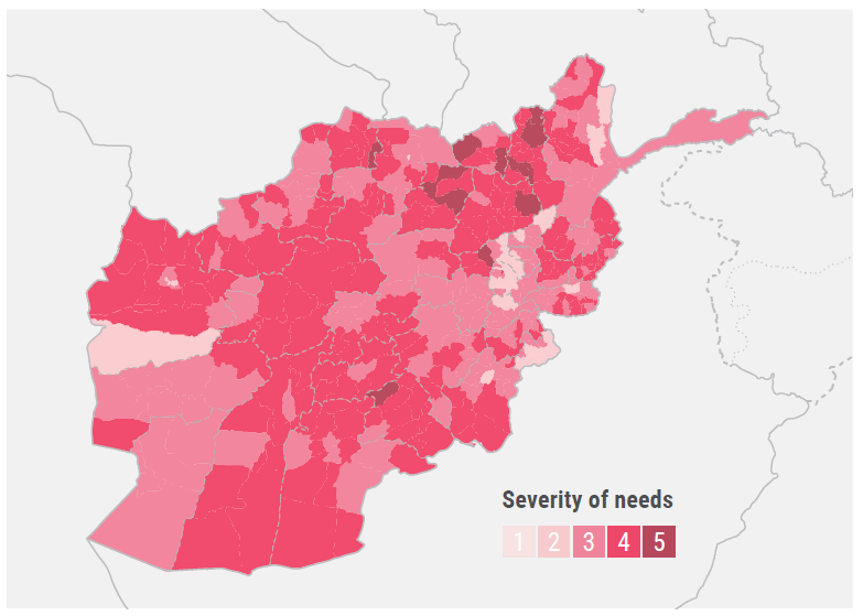 WASH sectoral severity of needs